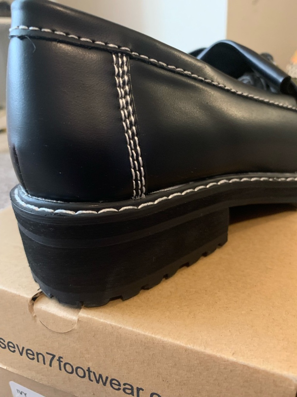 Seven7  Black Tassel Loafers - Picture 6 of 6